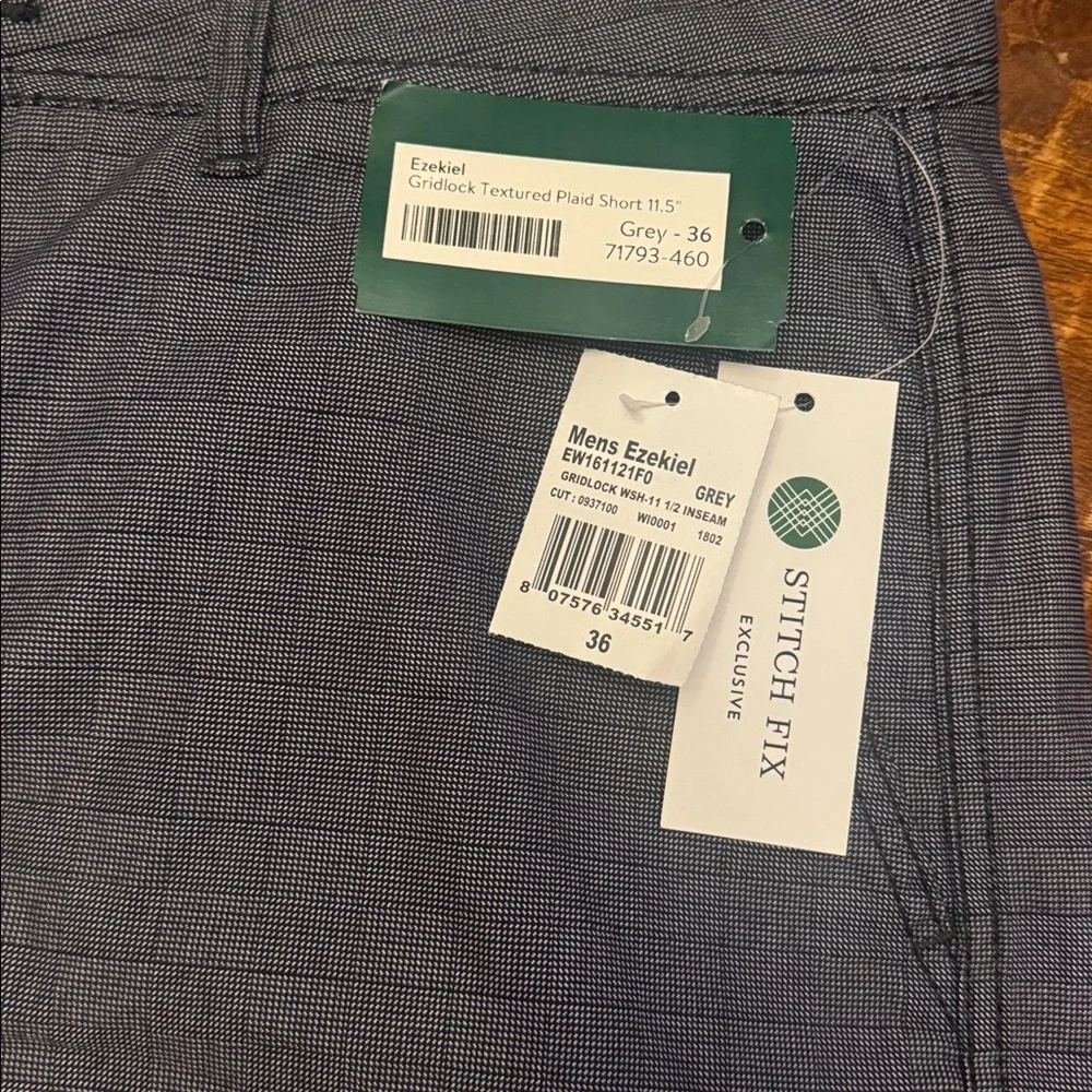 Ezekiel Men's Slate Gray Flat-Front Shorts, Size 36, NWT - Picture 3 of 5